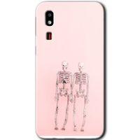 Galaxy A2 Core Kılıf HD Desen Baskılı Arka Kapak - Yaşayan Çift