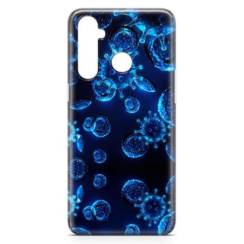 Realme 5 Pro Kılıf Viral Enfeksiyon Arka Kapak Koruma Desenli Full Koruyucu