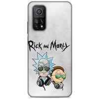 Xiaomi Mi 10T 5G Uyumlu Kılıf Rick And Morty (4) Koruma Kılıfı Eye Patch Morty