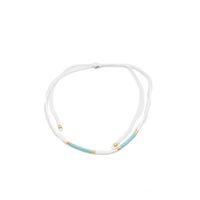 Kum Boncuk Halhal - Beyaz