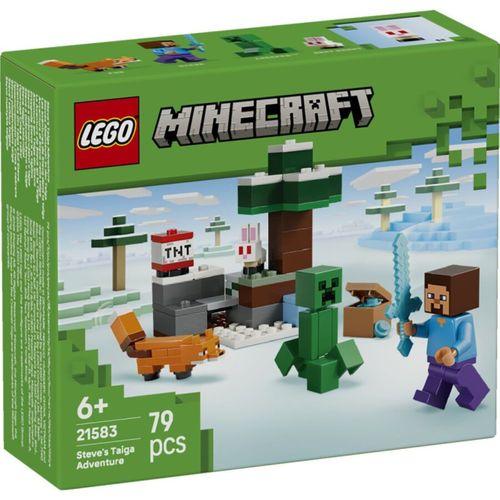 Lego Minecraft Steve'in Tayga Macerası 21583