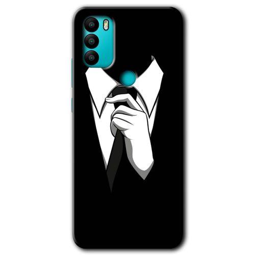 GM 21 Plus Kılıf HD Desen Baskılı Arka Kapak - Smokin + Kırılmaz Cam