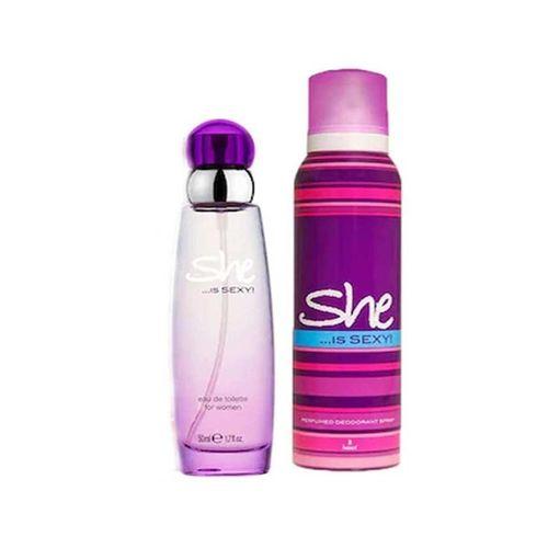 She Is Sexy Edt 50 Ml Kadın Parfüm + Deodorant 150 Ml