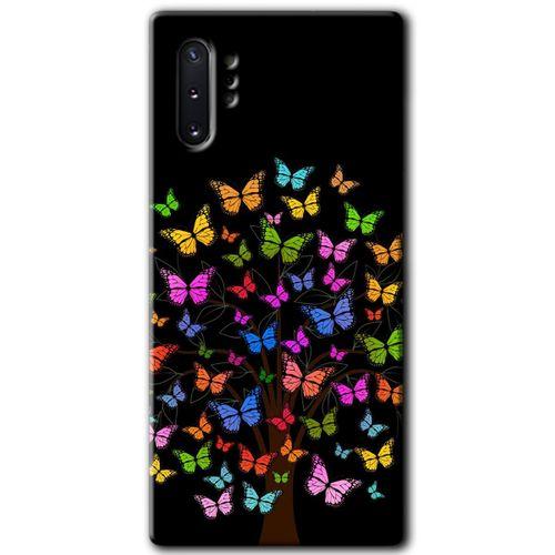 Galaxy Note 10 Plus Kılıf HD Desen Baskılı Arka Kapak - Cacti Prairies + Kırılmaz Cam