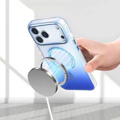 Apple iPhone 17 Pro Max Kılıf M-safe Şarj Özellikli Transparan Renk Geçişli Zore Toros Kapak