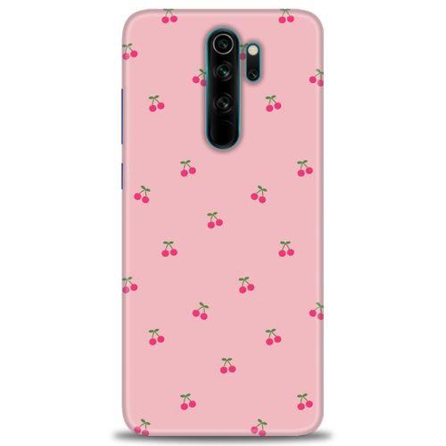 Xiaomi Redmi Note 8 Pro Kılıf HD Baskılı Kılıf - Minik Kirazlar + Tam Ekran Koruyucu