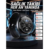 En Çok Tercih Edilen Akıllı Saat Amoled Ekran Nabız Sensörü Gps Uyumlu Adımsayar
