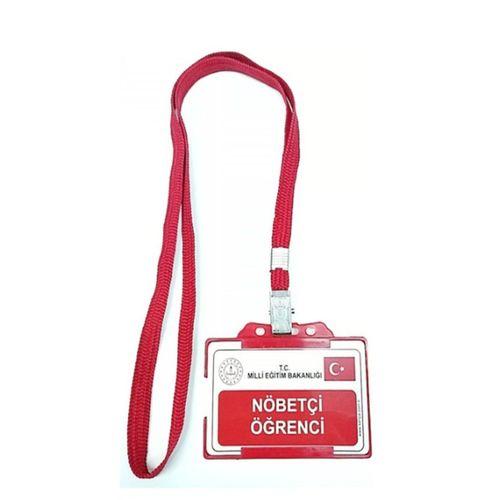 Nöbetçi Öğrenci Yaka Kartı İpli - 2 adet