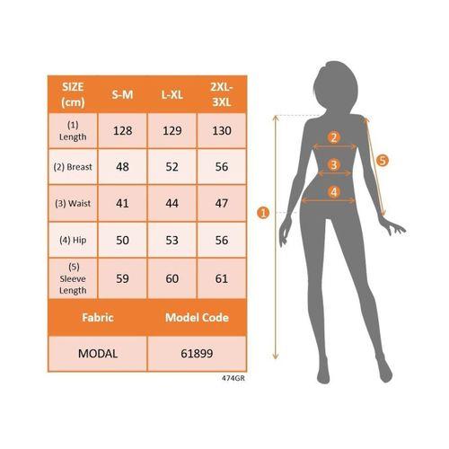 Kadın Uzun Kollu Bisiklet Yaka Yandan Bağlamalı Uzun Modal Elbise
