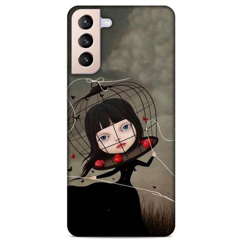 Lopard Samsung Galaxy S21 Plus Uyumlu Kılıf Manipülasyon ☻ (40) Fit Silikon Kılıf Desenli