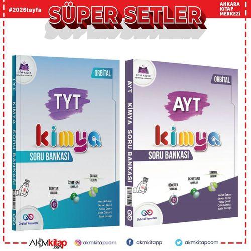 Orbital TYT ve AYT Kimya Soru Bankası Seti 2 Kitap