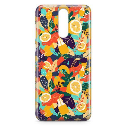Huawei Mate 10 Lite Kılıf C Vitamini Arka Kapak Koruma Desenli Full Koruyucu