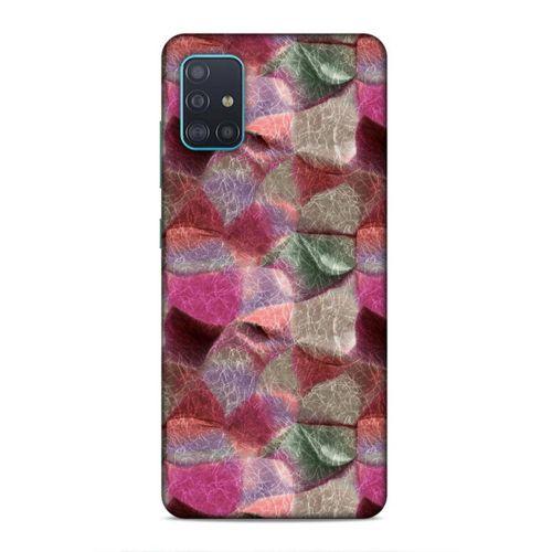Samsung Galaxy A51 Uyumlu Kılıf Romans (30) Silicone Case Pembe Yeşil