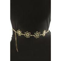 Çiçek Metal Zincir Kemer