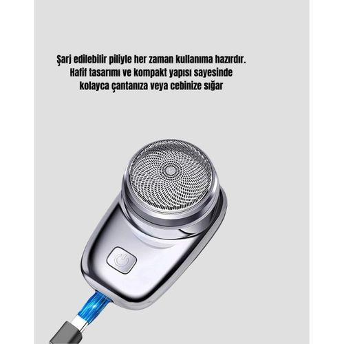 Mini Tıraş Makinesi – Taşınabilir, Şarjlı, Hassas Kesim, Modern Ve Dayanıklı Tasarım