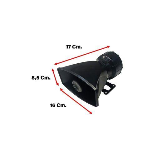 Oto Polis Sireni Uzaktan Kumandalı 4 Sesli 12 Volt 50 Watt