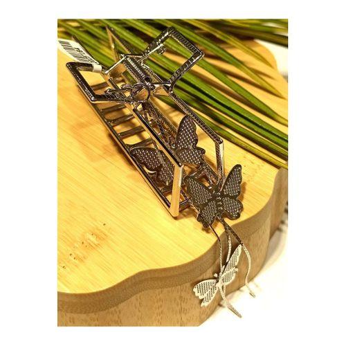 Monalisa Home 8 cm Lüks Gösterişli Renkli Metal Kıstırma Toka