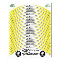 BAJAJ Bajaj Sarı Beyaz Pulsar Uyumlu Reflektörlü 1 Set Jant Şeridi