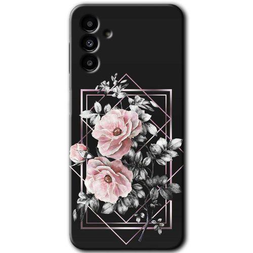 Potkal Hediye Fabrikası Samsung Galaxy M23 Kılıf HD Desen Baskılı Arka Kapak - Retro Çiçek 1