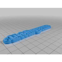 Lieblingsoma Anahtarlık 3D Baskı (Bu ürün Sadece Plastik parçadır - Almadan Önce Soru Sorabilirsiniz)