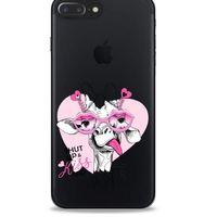 Zoologix (14) Apple Iphone 7 Plus Şeffaf Kılıf Silikon Desenli