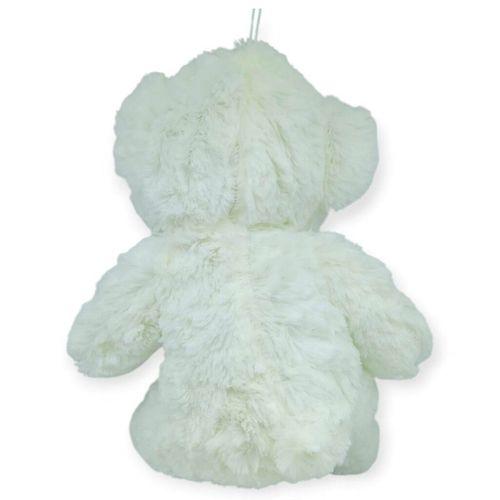 Peluş Papyonlu Ayıcık 40 cm - Beyaz