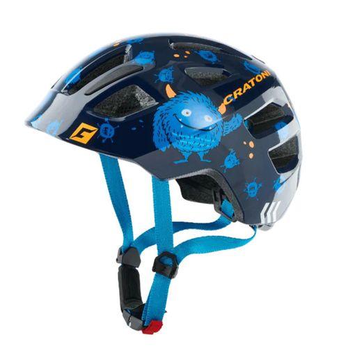 Kask Çocuk Maxster Monster Parlak Mavi S-M