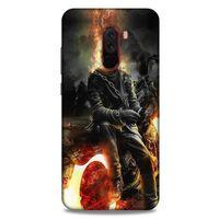 Xiaomi Pocophone F1 Uyumlu Kılıf Motorsiklet (16) Kalın Kılıf İskelet