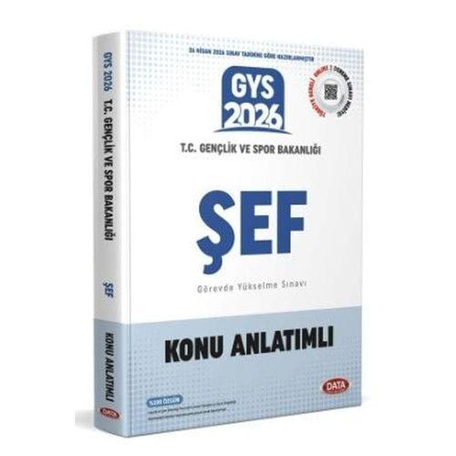 2026 GYS Gençlik ve Spor Bakanlığı Şef Konu Anlatımlı Hazırlık Kitabı Data Yayınları