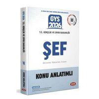 2026 GYS Gençlik ve Spor Bakanlığı Şef Konu Anlatımlı Hazırlık Kitabı Data Yayınları