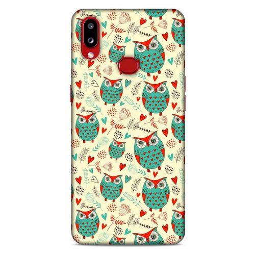 Baykuşlar (20) Desenli Silikon Kapak Telefon Kabı Samsung Galaxy A10s Kılıf