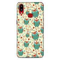 Baykuşlar (20) Desenli Silikon Kapak Telefon Kabı Samsung Galaxy A10s Kılıf