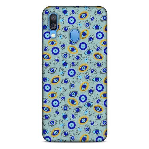 Nazarium (34) Desenli Silikon Kapak Samsung Galaxy A40 Kılıf