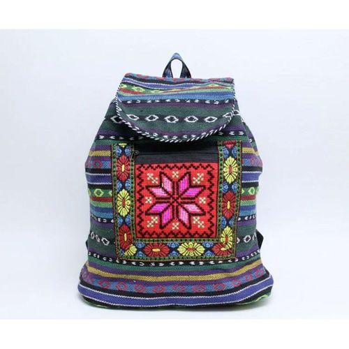 Kilim Desenli Sırt Çantası