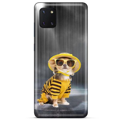 Huawei Y5P Kılıf Köpek Kıyafetleri (15) Antişok Kılıf Chihuahua Pijama