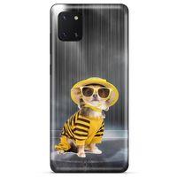 Huawei Y5P Kılıf Köpek Kıyafetleri (15) Antişok Kılıf Chihuahua Pijama