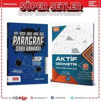 Aktif Geometri TYT AYT 0 dan Başlayanlara ve AKM Paragraf Soru Bankası Seti 2 Kitap