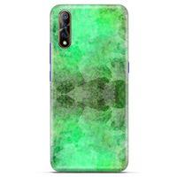 Mermer Desenli (22) Tema Tam Koruma Kılıfı Açık Yeşil Casper Via F3 Kılıf