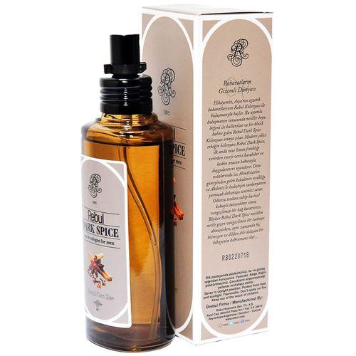 Rebul Dark Spice Kolonya 80 Derece Cam Şişe Sprey 100 ML