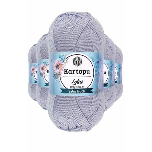 5 Adet Lotus Bikini Büstiyer Bluz Örgü İpi  K714 Gri