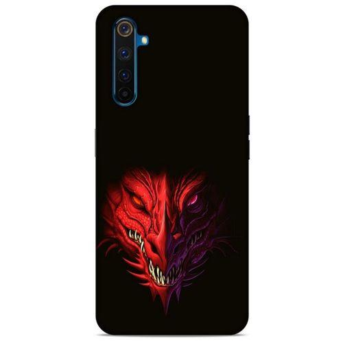 Oppo Realme 6 Pro Kılıf Dragons (16) Kalın Kılıf Kırmızı King Ejderha