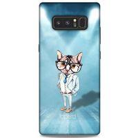Samsung Galaxy Note 8 Kılıf FunnyMaX (40) Fit Silikon Kılıf Açık Mavi Kedi