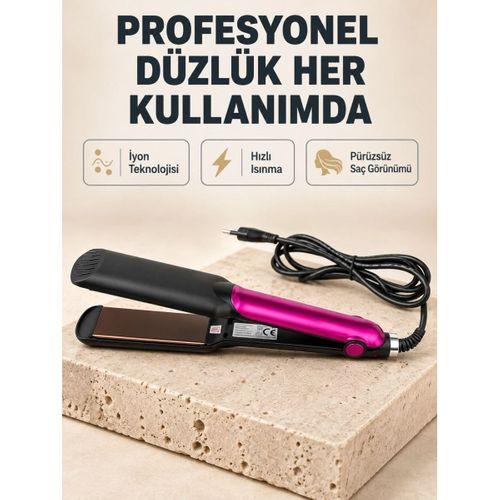 İyonik Saç Düzleştirici – 220°c Isıya Kadar Çıkan, Led Göstergeli Ve Eşit Isı Dağılımlı Plaka
