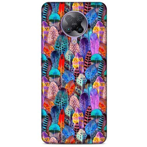 Xiaomi Poco F2 Pro Kılıf Desenli Özel Seri Tüyler (39) Liquid Crystal Kılıf