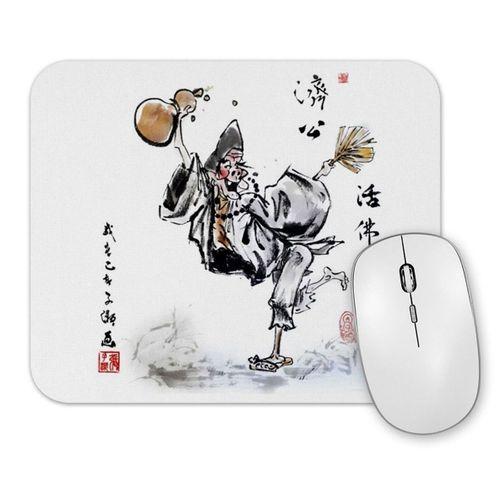 Jigong Buddha The Mad Monk Dancing Mouse Pad