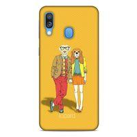 Samsung Galaxy A40 Kılıf FunnyMaX (13) Silikon Kap Turuncu