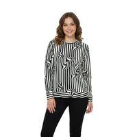 Kadın Sıfıryaka  Baskılı Bluz BGL-ST05110