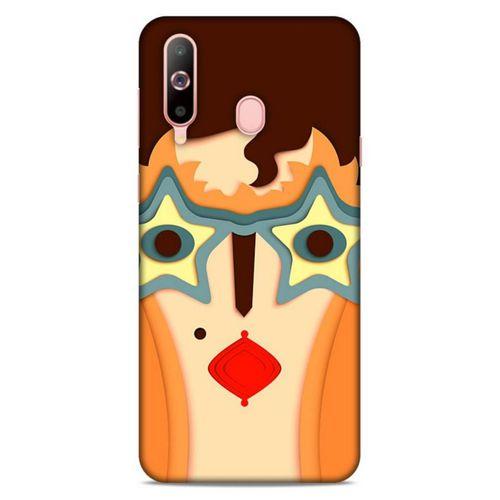 Lopard Samsung Galaxy A60 Uyumlu Kılıf Soyut Sanat (2) Desenli Kabı