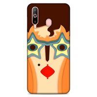 Lopard Samsung Galaxy A60 Uyumlu Kılıf Soyut Sanat (2) Desenli Kabı