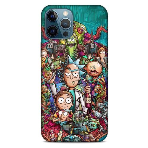 Apple iPhone 12 Pro Max Uyumlu Kılıf Rick And Morty (32) Soft Silikon Kılıf Cronenberg Morty